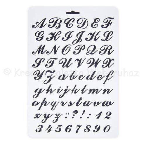 Stencil A/4 - ABC