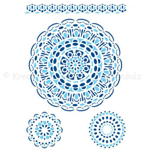 Stencil G, 21 x 29,7 cm - csipke