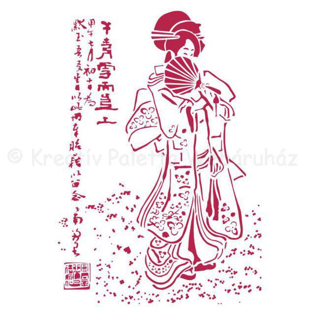 Stencil G, 21 x 29,7 cm - Japán gésa