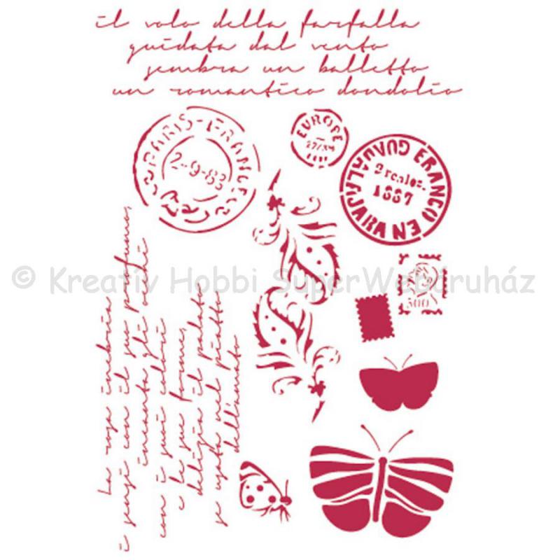 Stencil G, 21 x 29,7 cm - Post Cards 