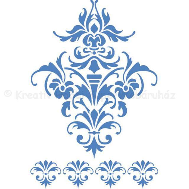 Stencil G, 21 x 29,7 cm - textura - Home Deco