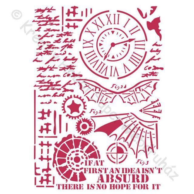 Stencil G, 21 x 29,7 cm - Voyages, fantasztikus utazás