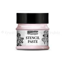 Stencilező paszta - gyöngyház 50 ml