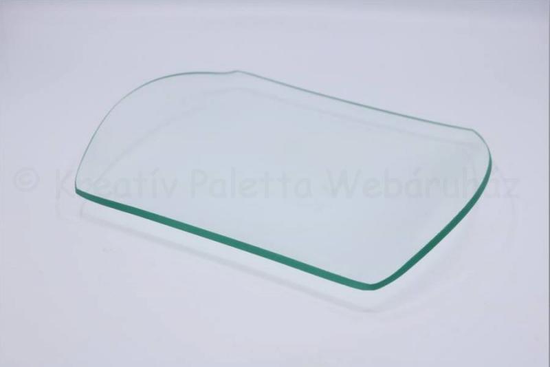 Süteményes üvegtál 37 x 30 cm