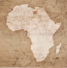 Szalvéta -Afrika térkép