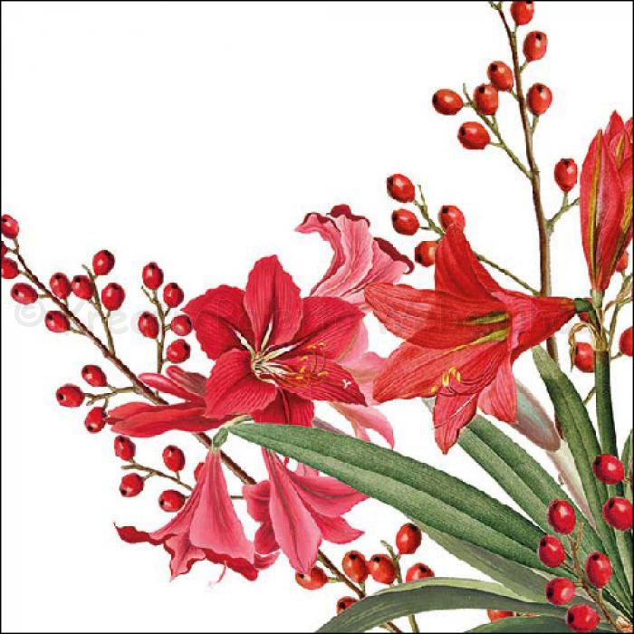 Szalvéta - amarilisz