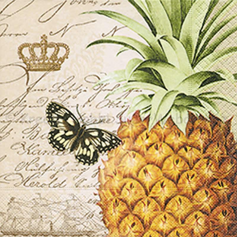 Szalvéta - ananász - royal pinapple