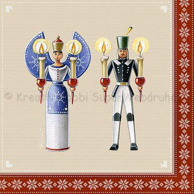 Szalvéta - angyal és bányász - Engel und Bergmann