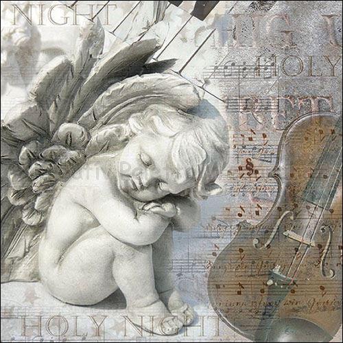 Szalvéta - angyalka, csendes éj