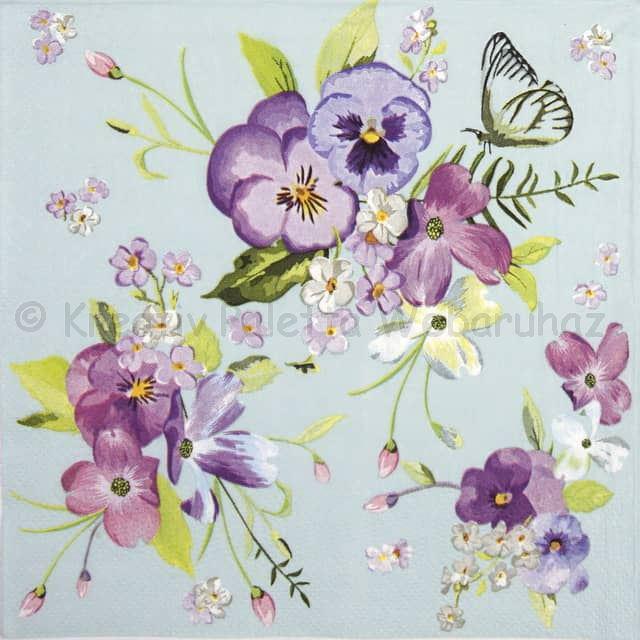 Szalvéta - árvácska