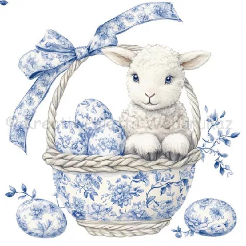 Szalvéta - bárány - Fluffy