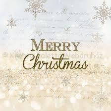 Szalvéta - boldog karácsonyt - merry christmas