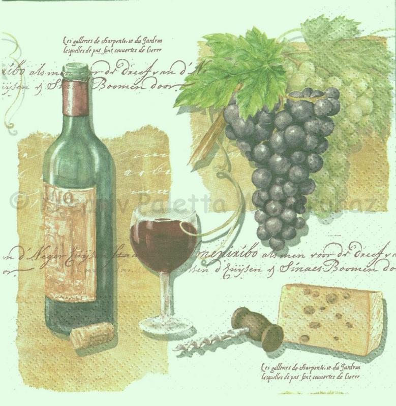 Szalvéta - Bor és szőlő