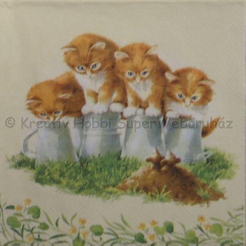 Szalvéta - cicák, egerek