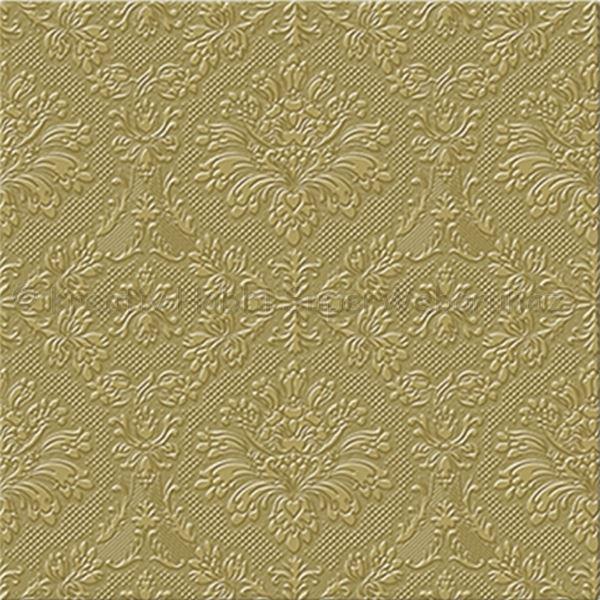 Szalvéta - domborított tapéta minta - arany