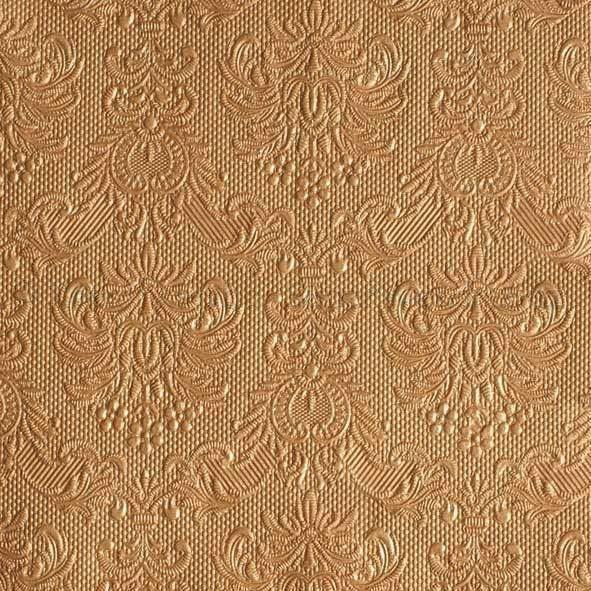 Szalvéta - domborított tapéta minta - bronz