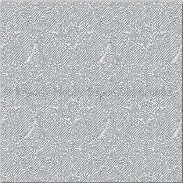 Szalvéta - domborított tapéta minta - ezüst