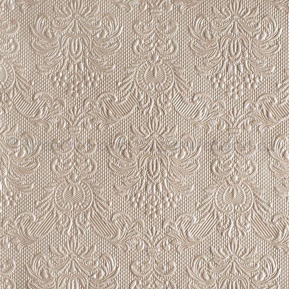 Szalvéta - domborított tapéta minta - taupe