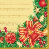 Szalvéta - girland díszekkel