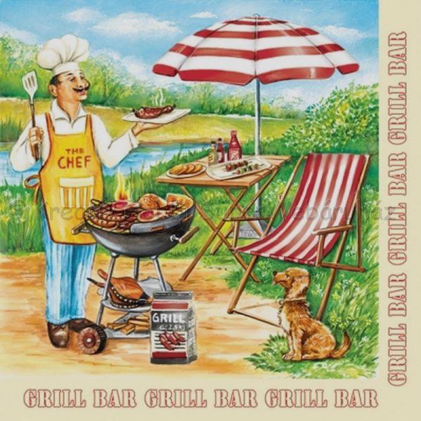 Szalvéta - grill parti, barbecue