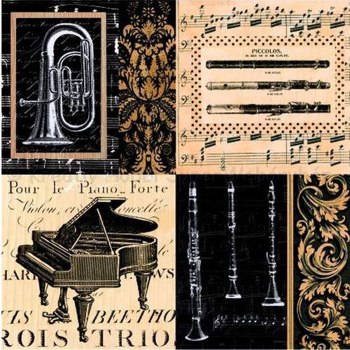 Szalvéta - hangszerek