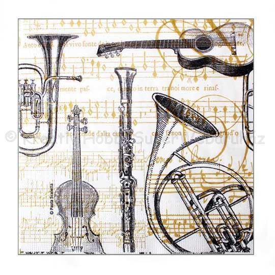 Szalvéta - hangszerek - Concerto