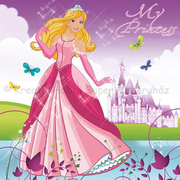 Szalvéta - hercegnő - Beautifull Princess