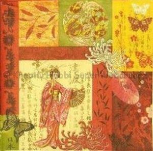 Szalvéta - Japán Gésa 2.