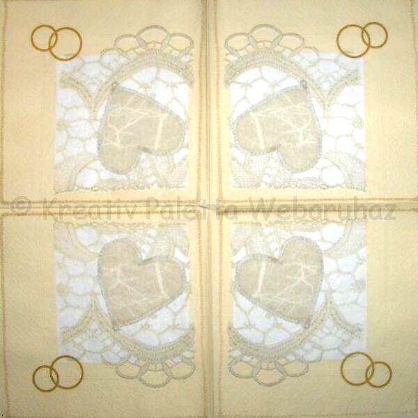 Szalvéta - jeggyűrű