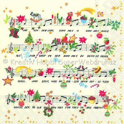 Szalvéta - karácsonyi ének