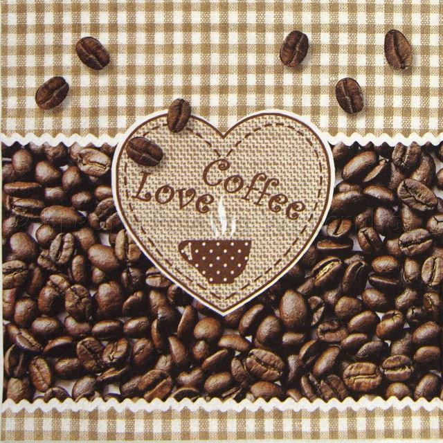 Szalvéta - kávé szerelem