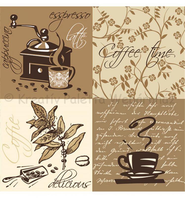 Szalvéta - kávéidő