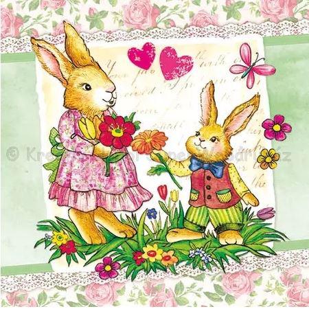 Szalvéta - kedves nyuszi mama - Dear Mum