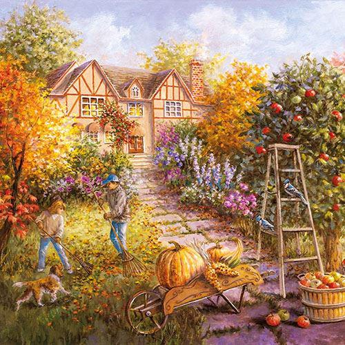 Szalvéta - kertészkedés - Gardening Together