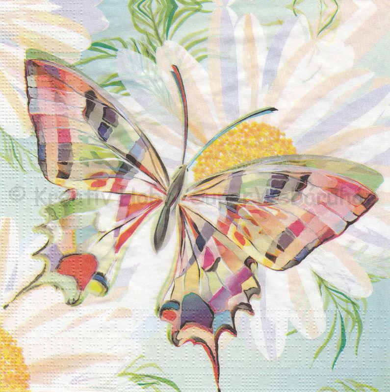 Szalvéta - lepke,  pillangó - Echo Butterfly