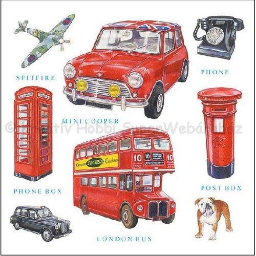 Szalvéta - londoni nevezetességek - London Icons