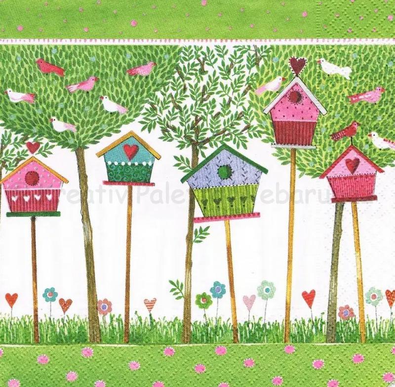 Szalvéta - madáretetők