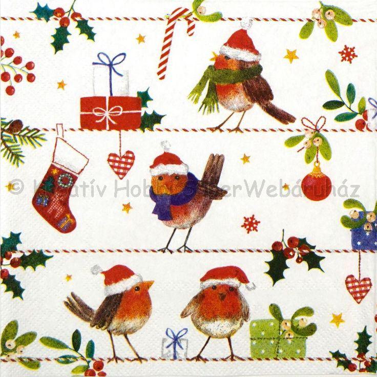 Szalvéta - madárkák