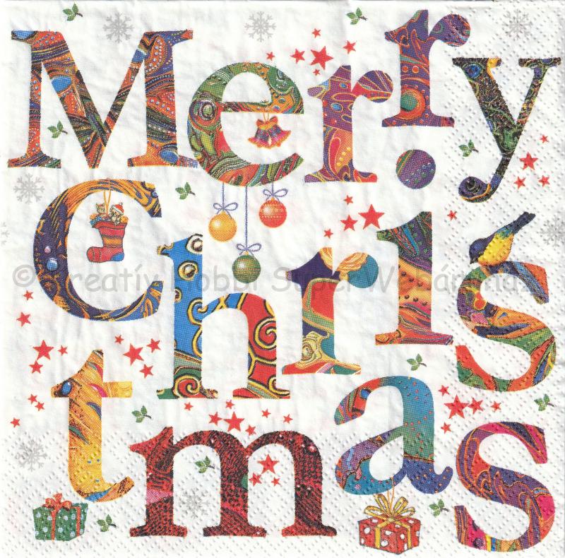 Szalvéta - Merry Christmas
