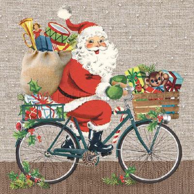 Szalvéta - Mikulás a biciklin - Santa On Bike