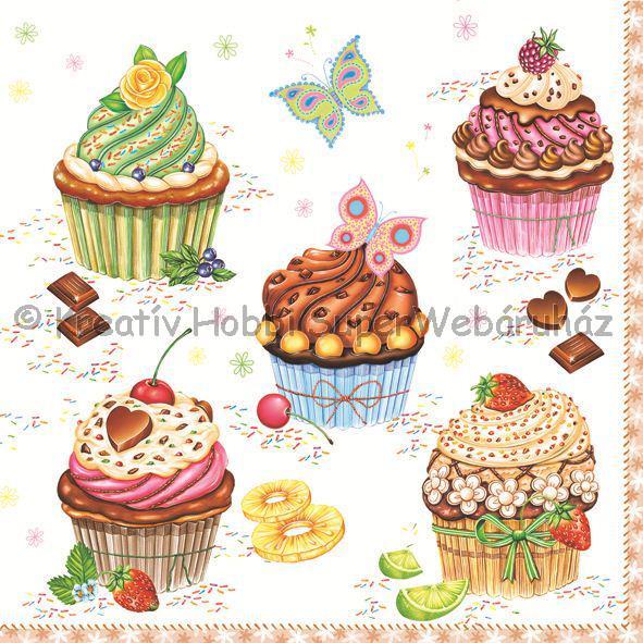 Szalvéta - muffinok