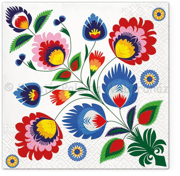 Szalvéta - népi motívum