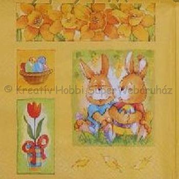 Szalvéta - nyuszi pár