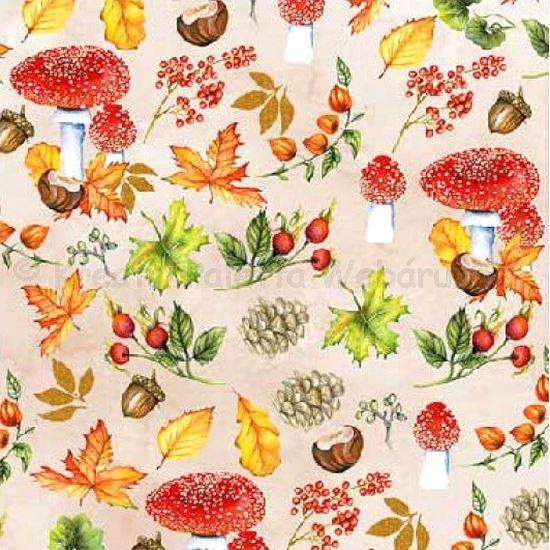 Szalvéta - őszi növények