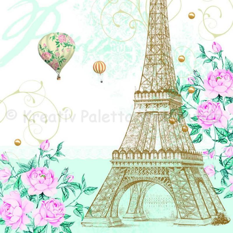 Szalvéta - Párizs, Eiffel torony
