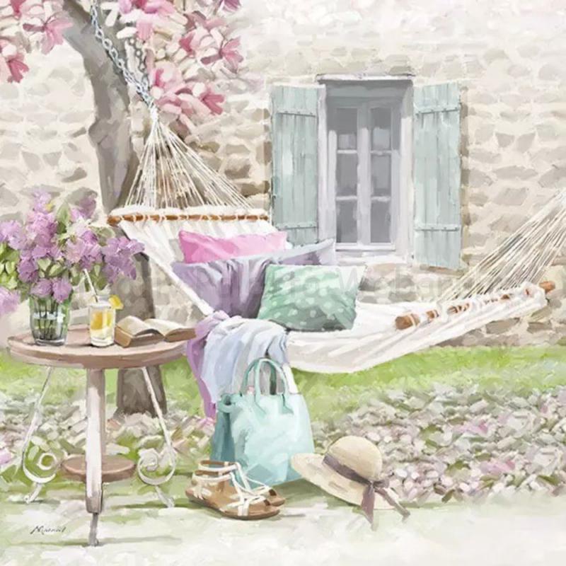 Szalvéta - romantikus kert