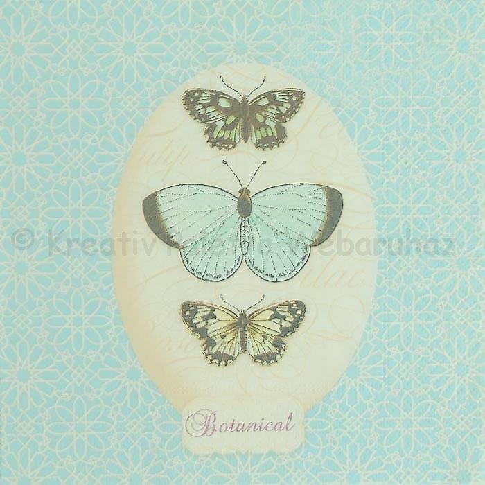 Szalvéta - romantikus pillangók