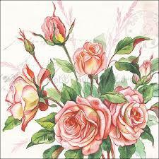 Szalvéta - rózsa - Margareth