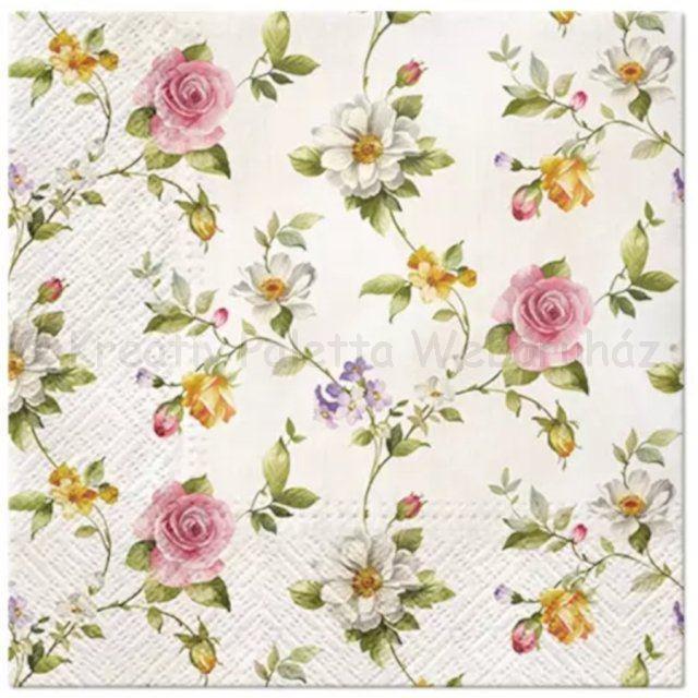 Szalvéta - rózsák