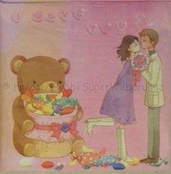 Szalvéta - szerelmes pár